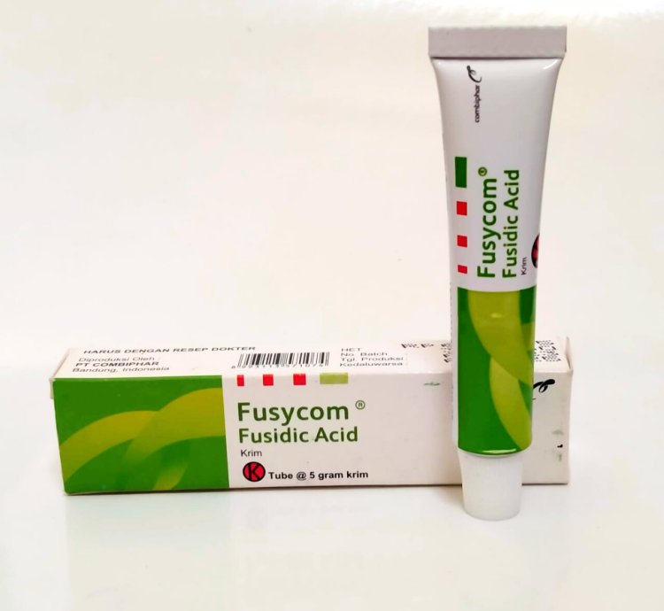 Fusidic Acid 5 Tube Express For Skin Infections Fusycom Cream 5gr 