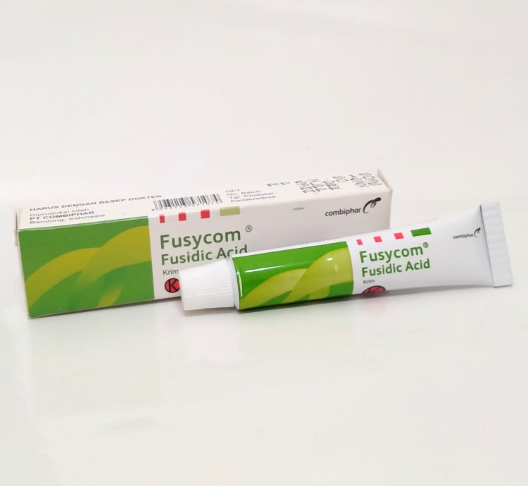 Fusidic Acid 5 Tube Express For Skin Infections Fusycom Cream 5gr 
