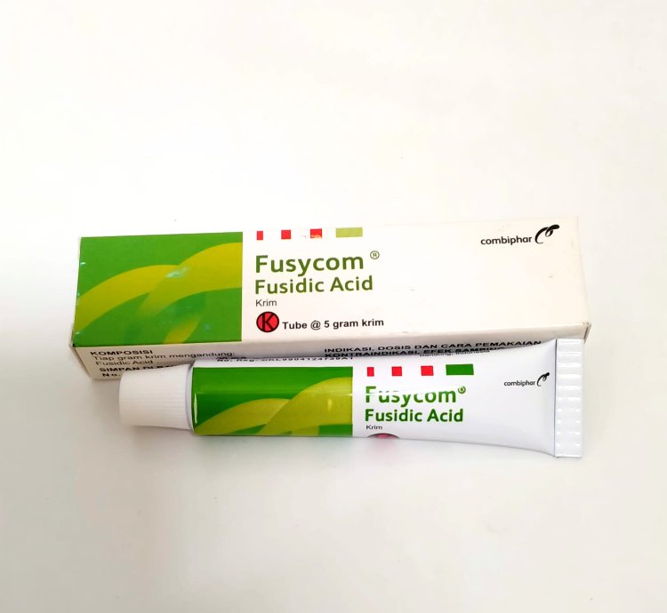 Fusidic Acid 10 Tube Express For Skin Infections Fusycom Cream 5gr 