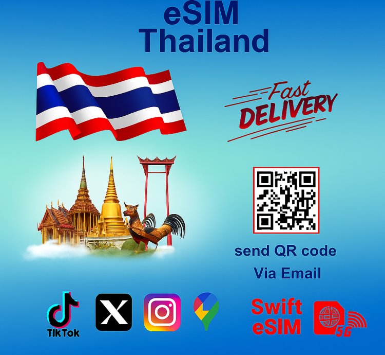 Thailand Travel Esim 5gb 30days Data Only