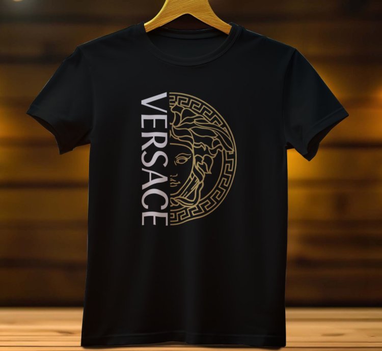 Versace Medussa Gold Logo Mens Tshirt Size Usa