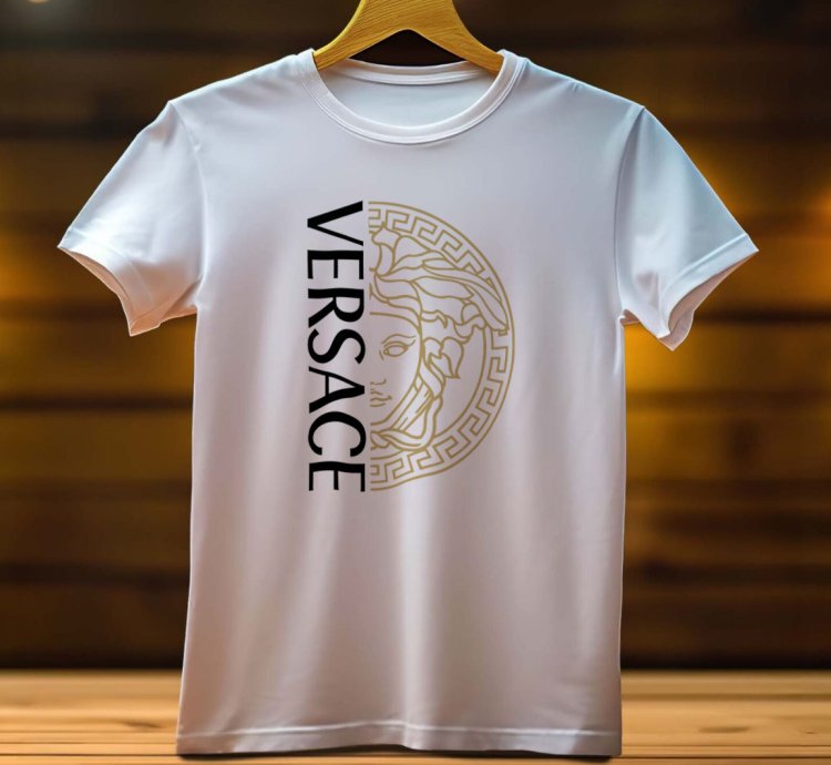 Versace Medussa Gold Logo Mens Tshirt Size Usa