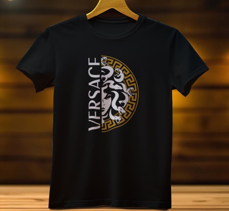 Versace Medussa Gold Logo Mens Tshirt Size Usa