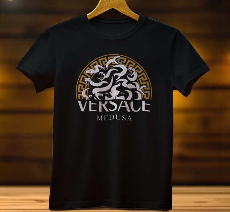 Versace Medussa Gold Logo Mens Tshirt Size Usa