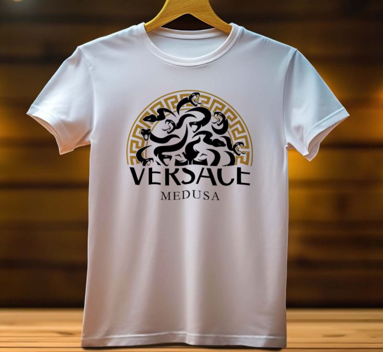 Versace Medussa Gold Logo Mens Tshirt Size Usa