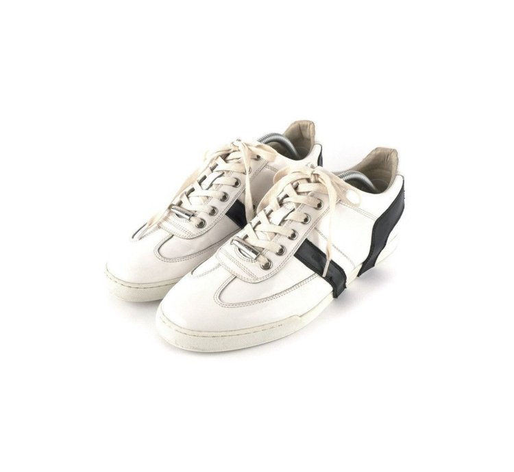 Vintage Dior Homme Hedi Era White Leather Sneakers