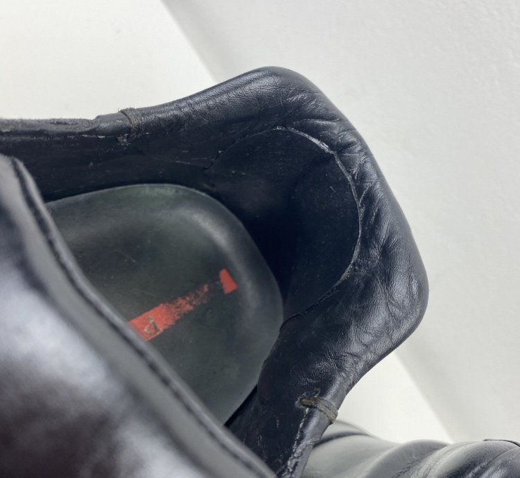 Vintage Prada Aw99 Chunky Derby Leather Shoe Sneakers Vibram