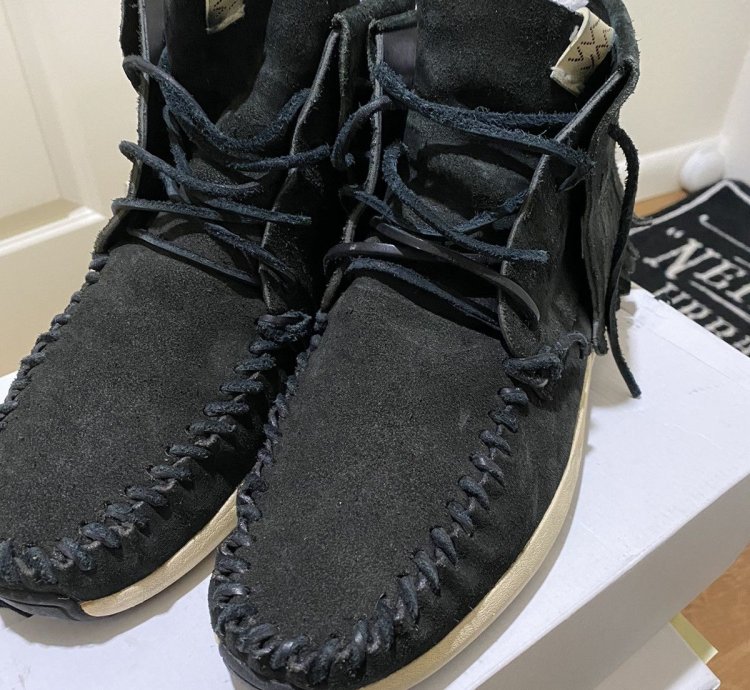Visvim Yucca Moc Shaman Veg Suede Us11