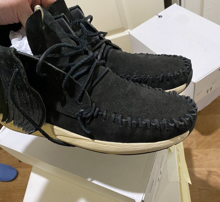 Visvim Yucca Moc Shaman Veg Suede Us11