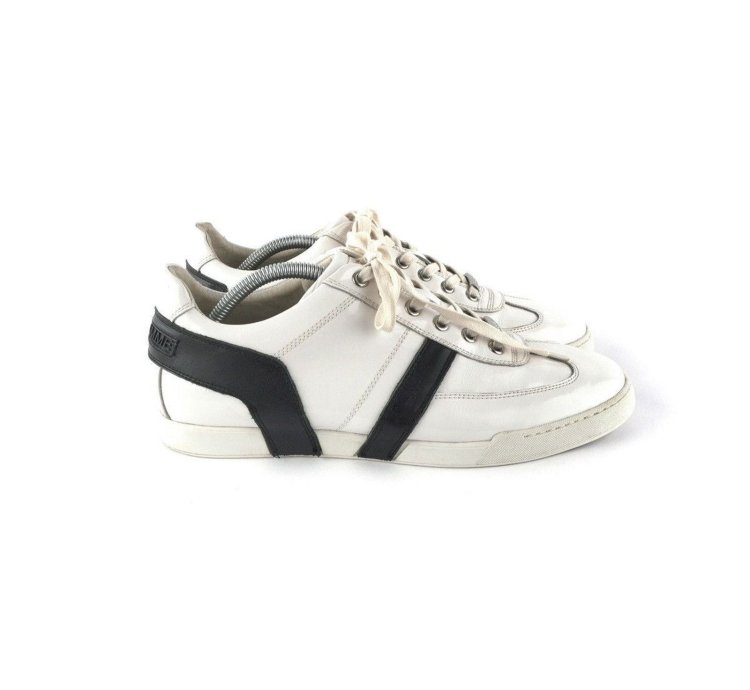 Vintage Dior Homme Hedi Era White Leather Sneakers