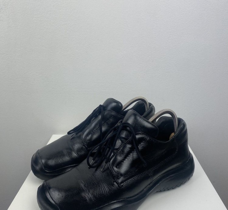 Vintage Prada Aw99 Chunky Derby Leather Shoe Sneakers Vibram