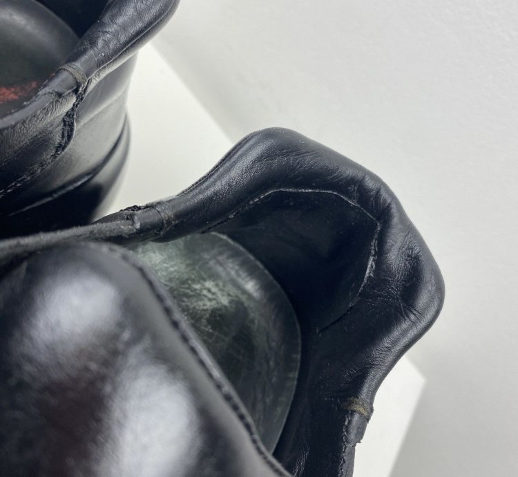 Vintage Prada Aw99 Chunky Derby Leather Shoe Sneakers Vibram