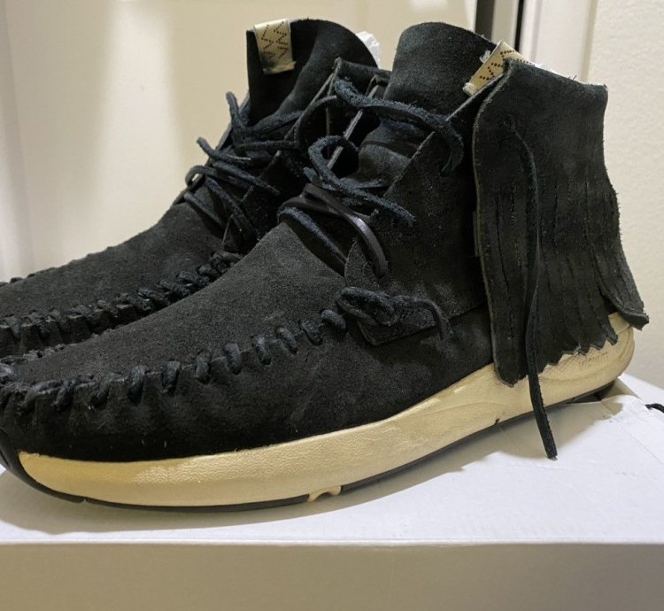 Visvim Yucca Moc Shaman Veg Suede Us11