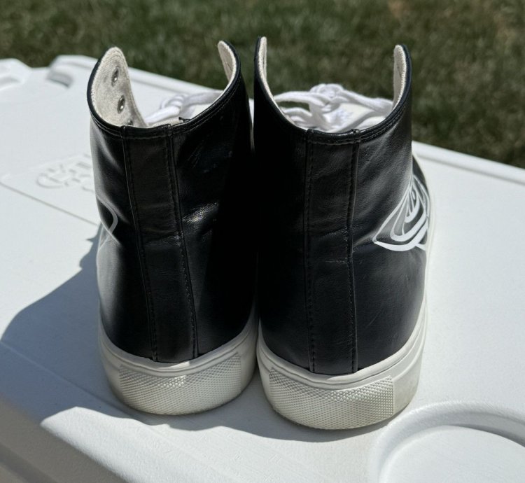 Vivienne Westwood Plimsoll Leather High Top Sneaker