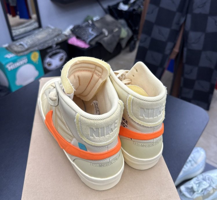 Vnds Off-white Nike Blazer Mid All Hallows Eve Size 11
