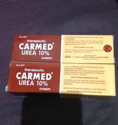 Carmed 10 Urea Cream 40g - 1 Tube - Intense Moisturizing Cream For Cracked Heels - Dry Feet - Elbows And Calluses Intensive Repair For Rough - Thickened Skin Dermatologist Recommended