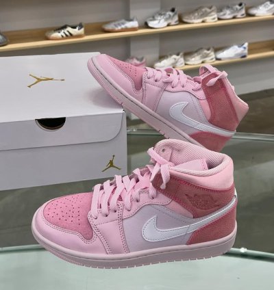 Jordan 1 Mid digital Pink