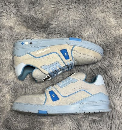 Tyler The Creator Louis Vuitton Trainer Blue Rare Sold Out