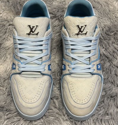 Tyler The Creator Louis Vuitton Trainer Blue Rare Sold Out