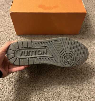 Virgil Abloh Louis Vuitton Argent Mirror Sneaker Trainer