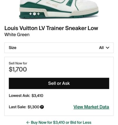 Virgil Abloh Louis Vuitton Lv Trainer Lv13