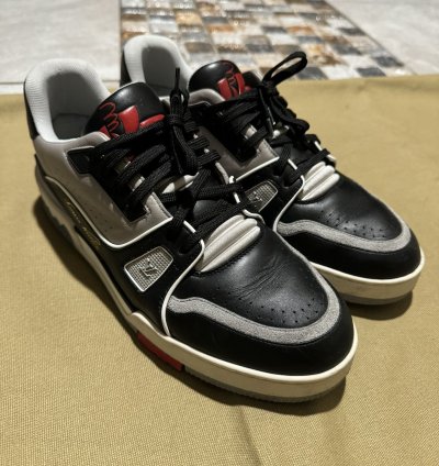 Virgil Lv Trainer Sneaker Black Cement