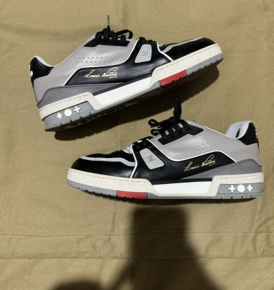 Virgil Lv Trainer Sneaker Black Cement