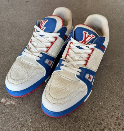 Virgil Red White Blue Trainers