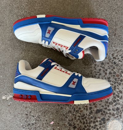Virgil Red White Blue Trainers