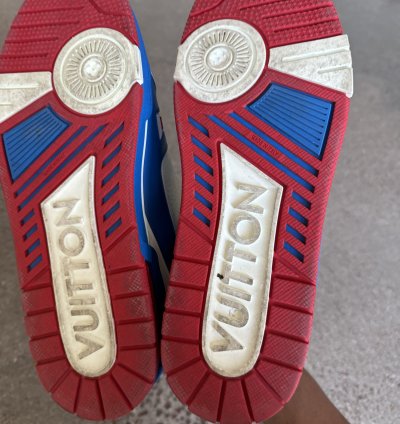 Virgil Red White Blue Trainers