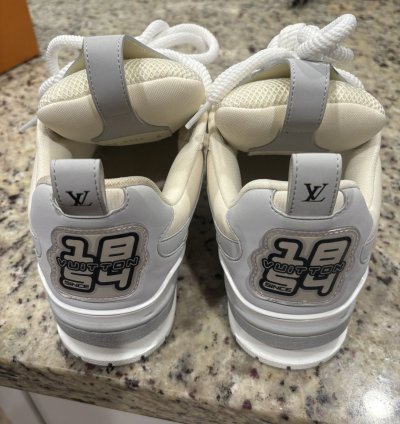 White And Grey Skate Sneakers
