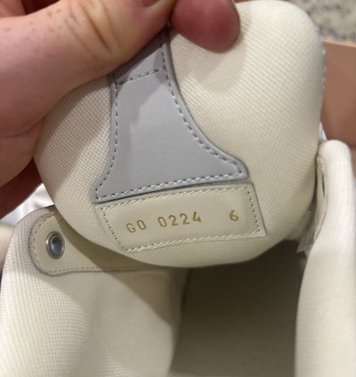 White And Grey Skate Sneakers