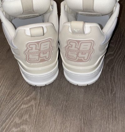 White Cream Louis Vuitton Sneakers