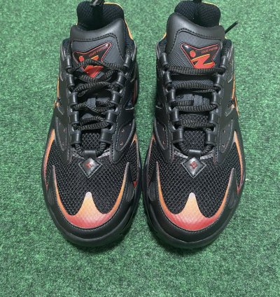 Worn 1x Louis Vuitton Tactic Runner Black Red Orange