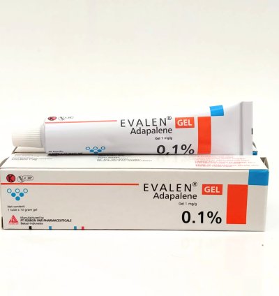 Evalen Adapalene Gel 01 10g - 10 Tube Express Shipping - Acne Treatment