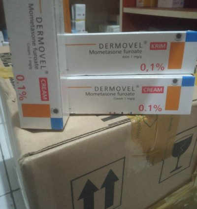 Dermovel 10gr Cream Treats Skin Inflammation 10 Box