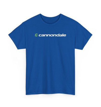Cannondale Logo Green Blue T-shirt - Cycling Brand Tee Bike Rider Unisex Shirt