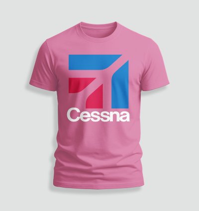 Cessna Logo T-shirt Retro Azalea Unisex Tee For Aviation Lovers Pilots