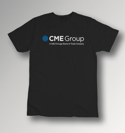 Cme Group Logo Black T-shirt Finance Trading Unisex Tee Wall Street Style