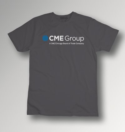 Cme Group Logo Charcoal T-shirt Finance Trading Unisex Tee Wall Street Style