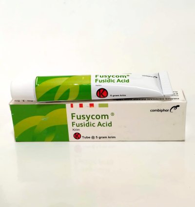 Fusidic Acid 2 Tube For Skin Infections Fusycom Cream 5gr 