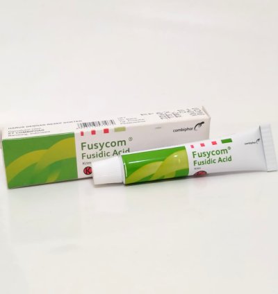 Fusidic Acid 2 Tube For Skin Infections Fusycom Cream 5gr 