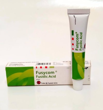 Fusidic Acid 10 Tube Express For Skin Infections Fusycom Cream 5gr 