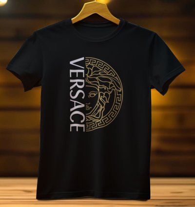 Versace Medussa Gold Logo Mens Tshirt Size Usa