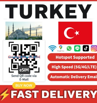Esim Turkey-3gb 30days-esim Card Travel-esim Card Data Only