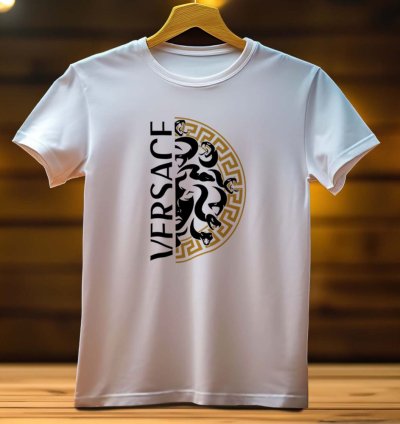 Versace Medussa Gold Logo Mens Tshirt Size Usa
