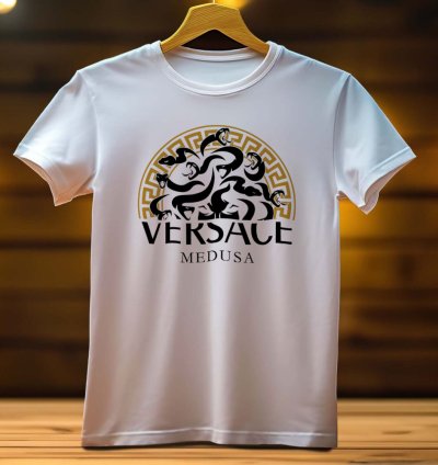 Versace Medussa Gold Logo Mens Tshirt Size Usa