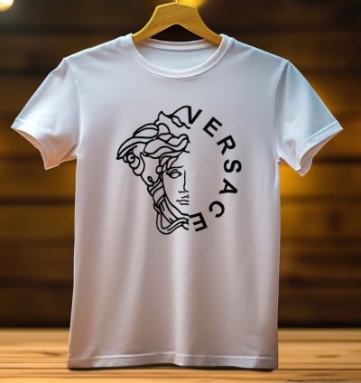 Versace Medussa Half Logo Mens Tshirt Size Usa