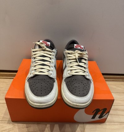 Travis Scott Jordan 1 Low Reverse Mocha Size 10 5