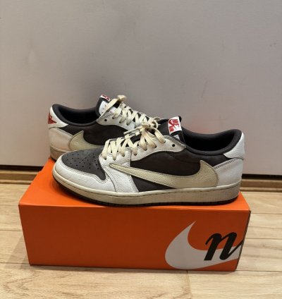 Travis Scott Jordan 1 Low Reverse Mocha Size 10 5